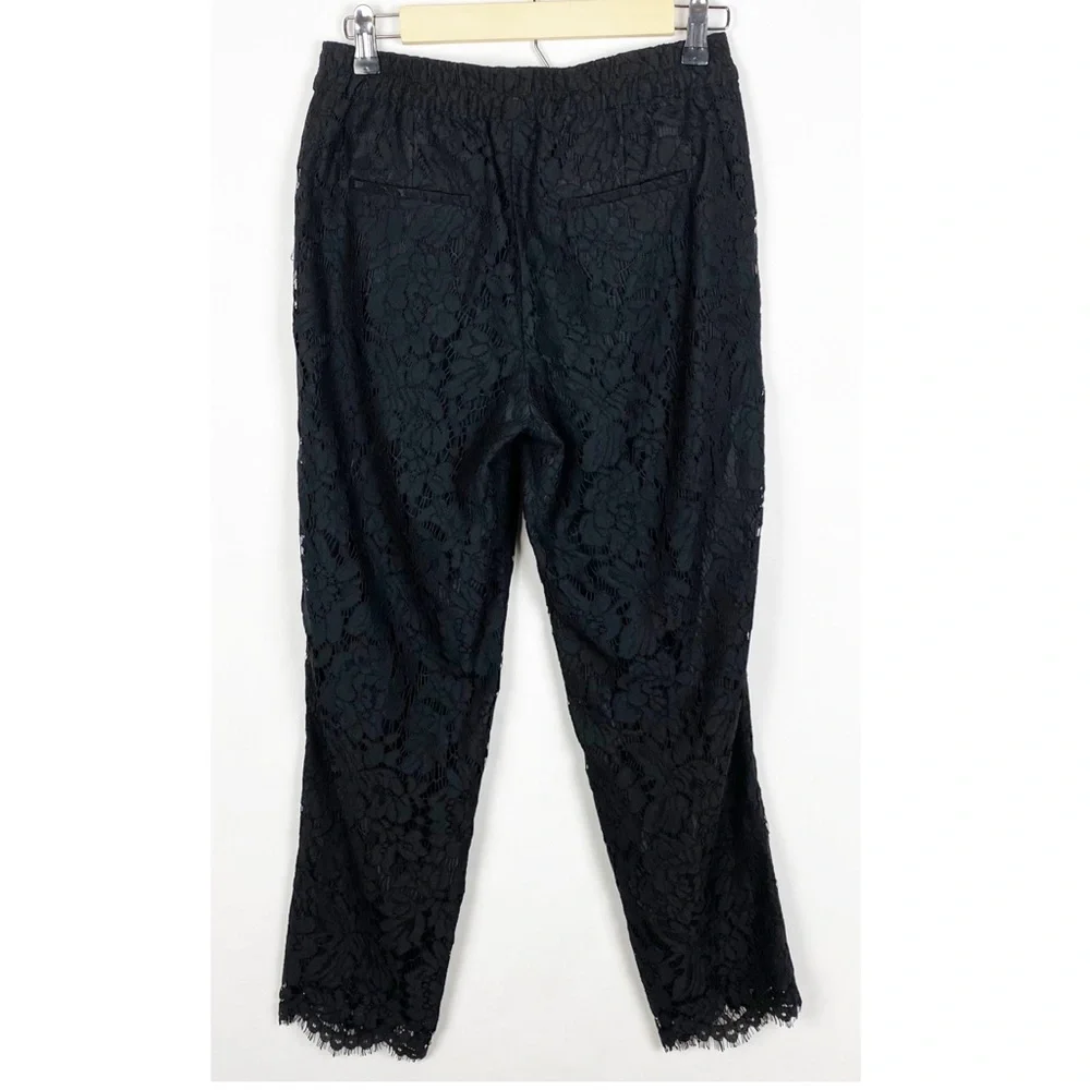 J Crew Peyton Black Lace Pants - Picture 6 of 10